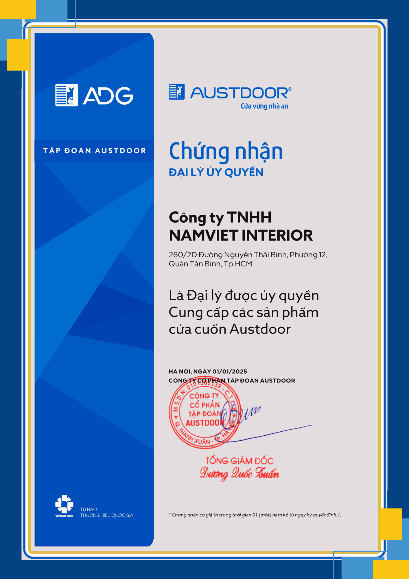 đại lý austdoor