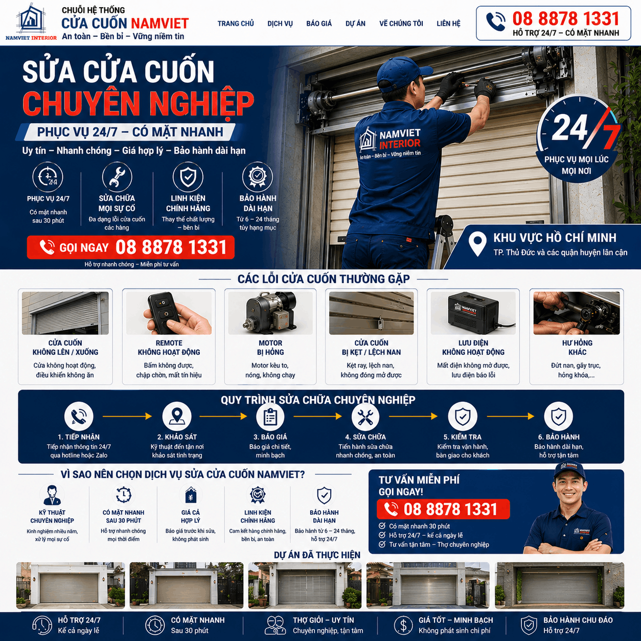 sửa cửa cuốn gò vấp