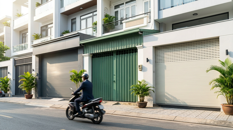 Phân loại cửa cuốn thịnh hành tại TPHCM: Nên chọn Đức, Úc hay Đài Loan?