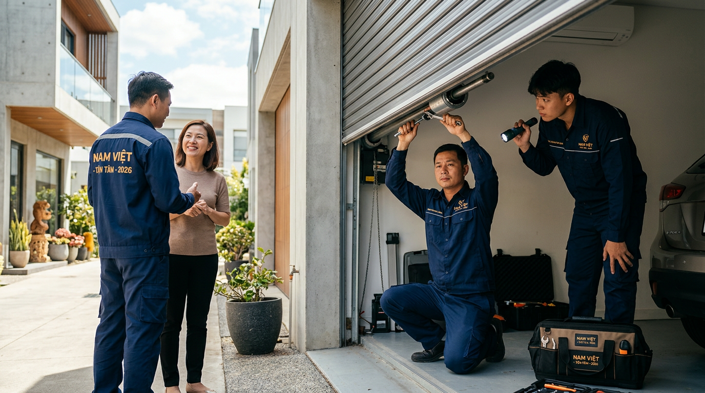 Tại sao nên chọn dịch vụ sửa cửa cuốn tận tâm tại Nam Việt?