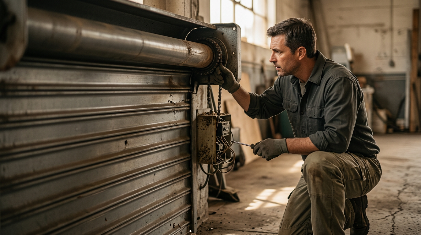 Các lỗi cửa cuốn thường gặp và cách nhận biết hư hỏng