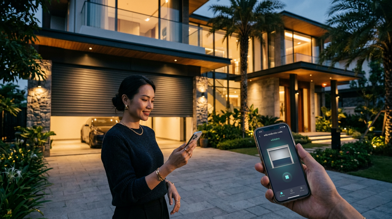 Các tính năng đột phá: Tại sao nên nâng cấp cửa cuốn thông minh?