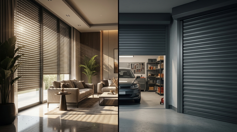 Phân loại cửa cuốn: Nên chọn khe thoáng hay tấm liền?