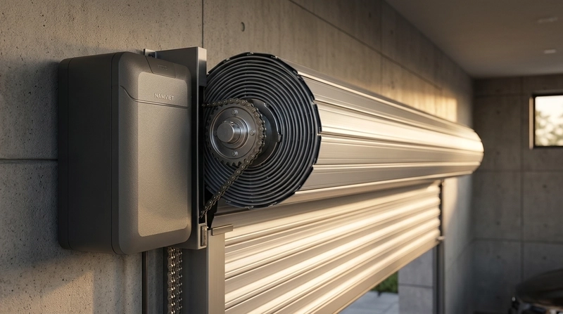 Hướng dẫn chọn phụ kiện cửa cuốn: Motor và Bình lưu điện