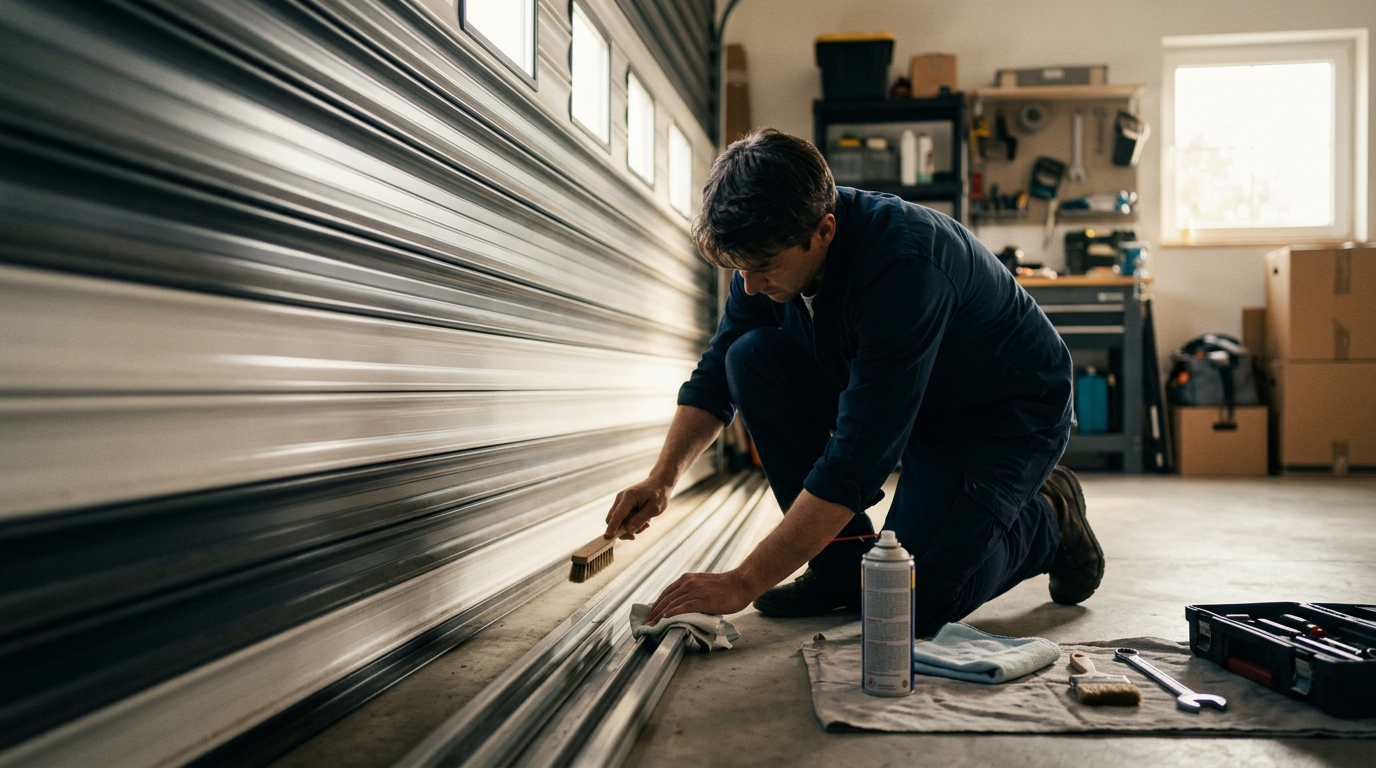 Quy trình 6 bước bảo dưỡng cửa cuốn tại nhà chi tiết nhất