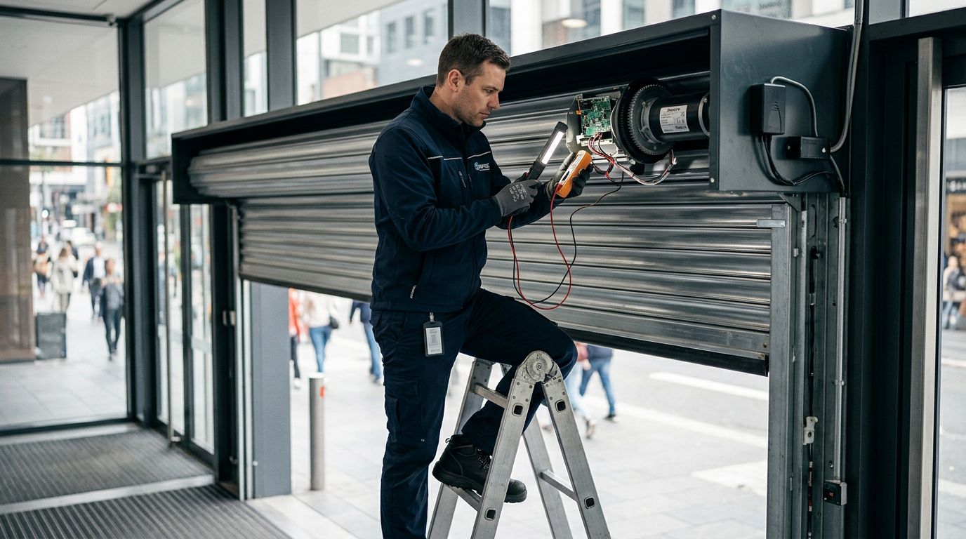 Quy trình sửa chữa cửa cuốn chuyên nghiệp và cam kết chất lượng