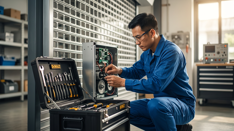 Chính sách bảo hành và dịch vụ sửa cửa cuốn TPHCM 24/7