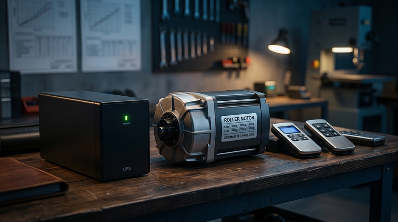 Hệ thống phụ kiện đồng bộ không thể thiếu cho cửa cuốn Đức