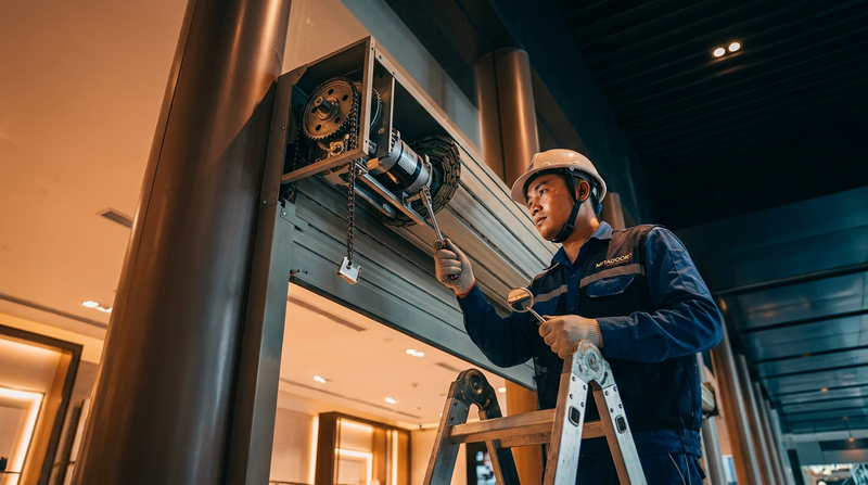 Kinh nghiệm chọn mua, bảo dưỡng và sửa cửa cuốn Mitadoor