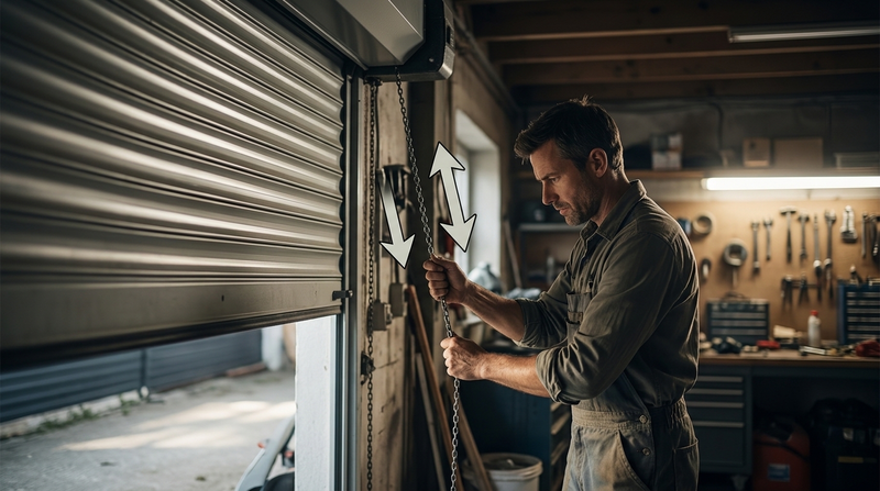 Mẹo Xử Lý Tạm Thời Khi Cửa Cuốn Bị Kẹt Hoặc Lỗi Tại Nhà