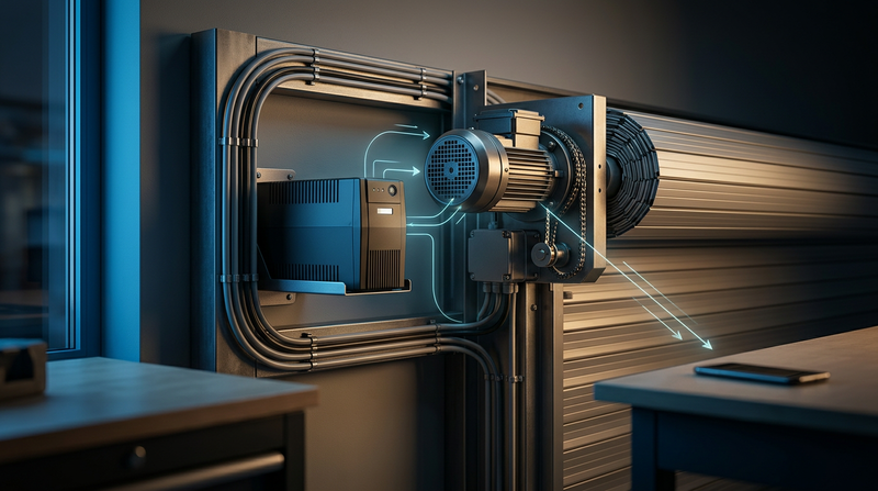 Tư vấn chọn Motor và Phụ kiện cửa cuốn Đức chuẩn kỹ thuật