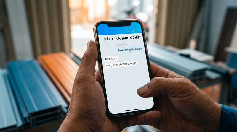 Bảng Giá Cửa Cuốn Khe Thoáng Mới Nhất 2026 Tại HCM – Báo Giá Nhanh 5 Phút