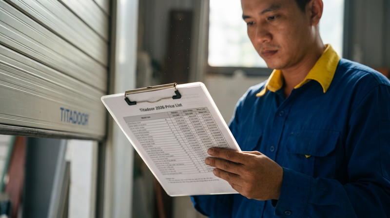 Bảng Giá Cửa Cuốn Titadoor 2026 TPHCM | Cập Nhật Mới Nhất, Không Phát Sinh