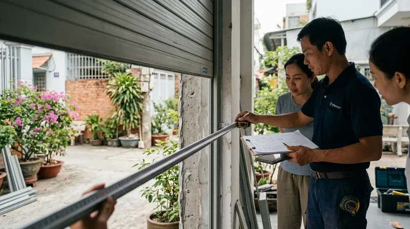 Bảng Giá Cửa Cuốn Titadoor TP.HCM – Có Thợ Khảo Sát Tận Nơi, Báo Giá Chuẩn, Không Phát Sinh (2026)