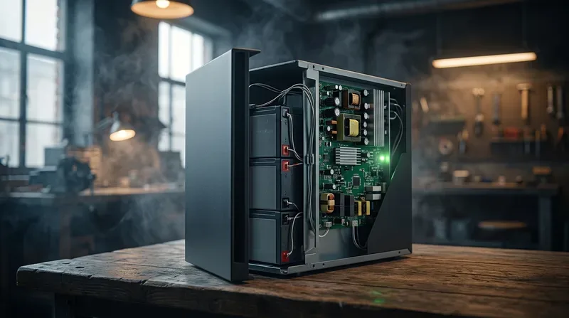 Bình lưu điện cửa cuốn ( UPS ) là gì? Cấu tạo và Tác dụng