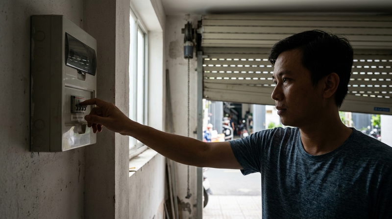 Cửa Cuốn Austdoor Bị Sập: 3 Việc Cần Làm Ngay Để Đảm Bảo An Toàn