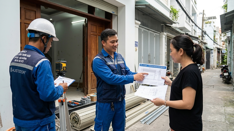 Đơn Vị Lắp Cửa Cuốn Austdoor Uy Tín, Thi Công Chuẩn TP.HCM