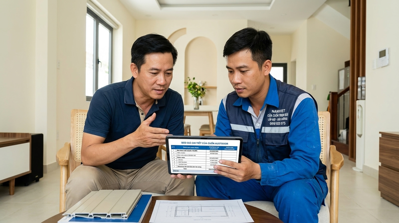 Sợ báo giá sai? Xem giá cửa cuốn theo m2 chuẩn TP.HCM – tư vấn ngay