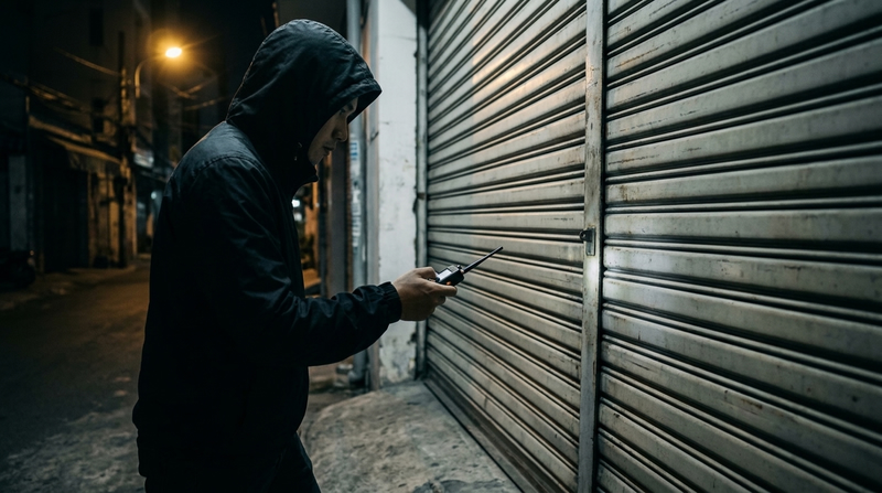 Thực trạng: Cửa cuốn thông thường có dễ bị kẻ gian cạy phá?