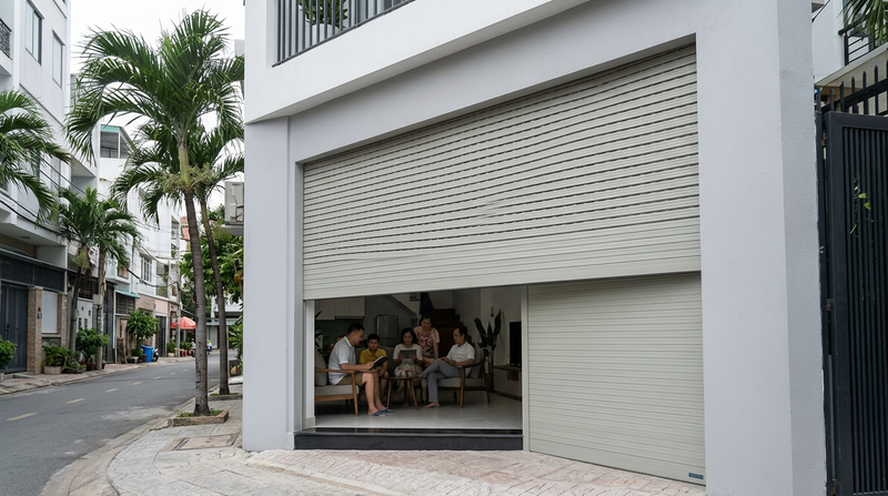 Tiêu chí chọn cửa cuốn phù hợp nhà phố | Đẹp – bền – giá hợp lý