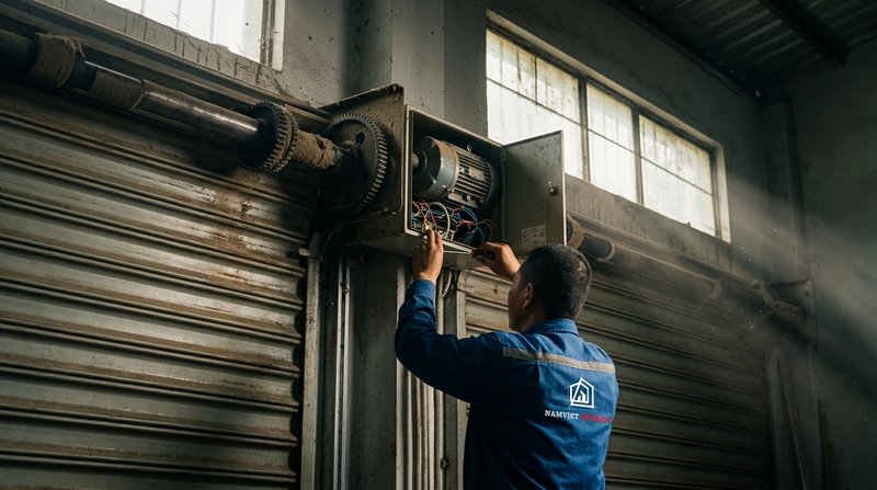 5 Nguyên Nhân Phổ Biến Khiến Cửa Cuốn Bấm Không Xuống