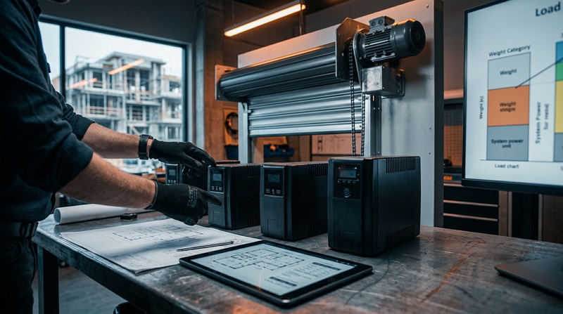 Cách chọn công suất bình lưu điện cửa cuốn chuẩn xác nhất