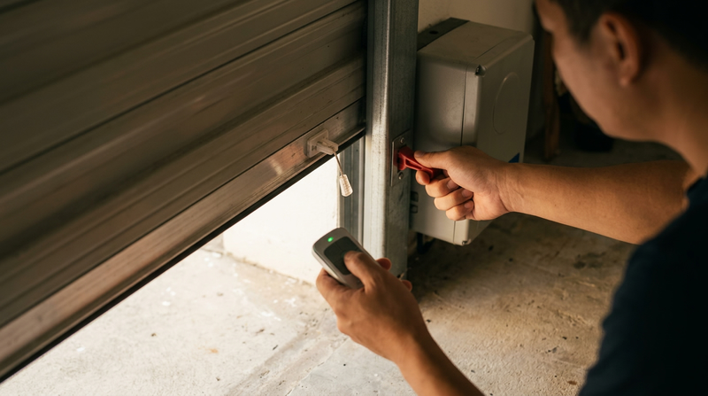 Cách tự xử lý cửa cuốn Austdoor không lên xuống tại nhà