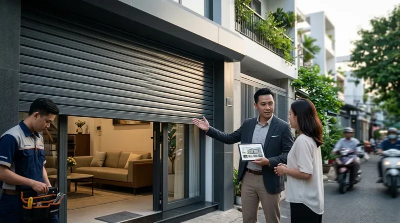 Cập nhật bảng báo giá cửa cuốn Mitadoor 2026 tại TP.HCM chi tiết nhất