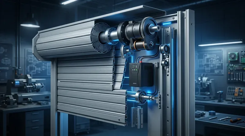 Cấu tạo của cửa cuốn gồm những bộ phận nào?