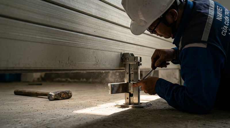 Giải mã công nghệ cửa cuốn chống cạy phá an toàn tuyệt đối