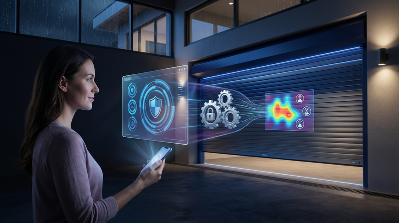 Giải pháp cửa cuốn chống trộm 2026: Bảo mật đa lớp qua điện thoại toàn diện