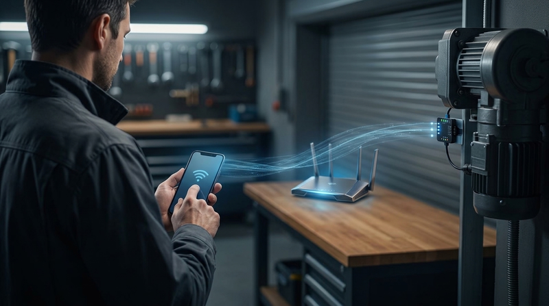 Nguyên lý hoạt động của bộ điều khiển cửa cuốn qua điện thoại