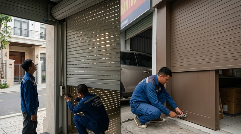 Phân loại các dòng cửa cuốn Austdoor phổ biến nhất 2026