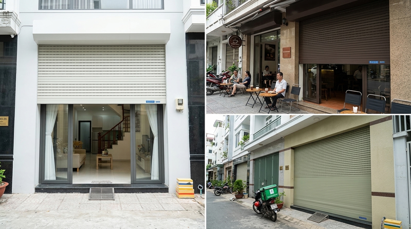 Review cửa cuốn Austdoor thực tế từ các công trình tại TP.HCM