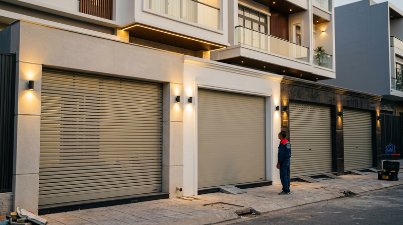 Top các loại cửa cuốn an toàn và thẩm mỹ nhất cho nhà phố 2026
