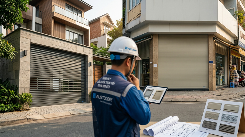 Tư Vấn Chọn Cửa Cuốn Phù Hợp: Khe Thoáng, Tấm Liền Hay Đài Loan?