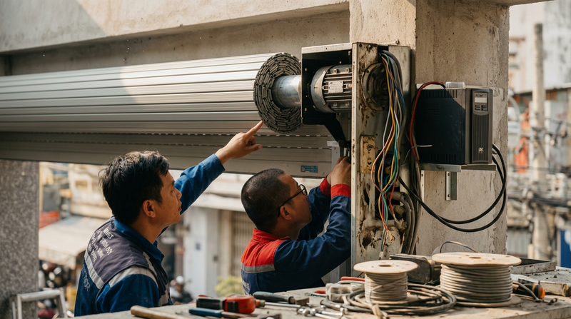 4 yếu tố cốt lõi quyết định chi phí lắp đặt cửa cuốn trọn gói