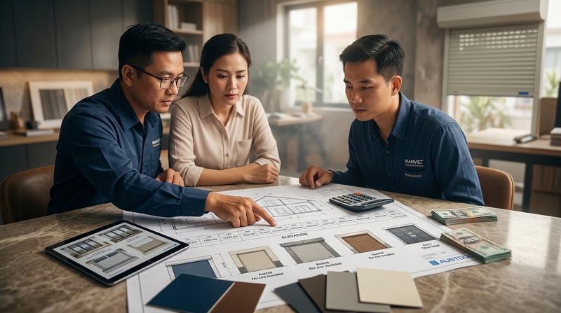 Bảng báo giá cửa cuốn Austdoor chính hãng chi tiết 2026