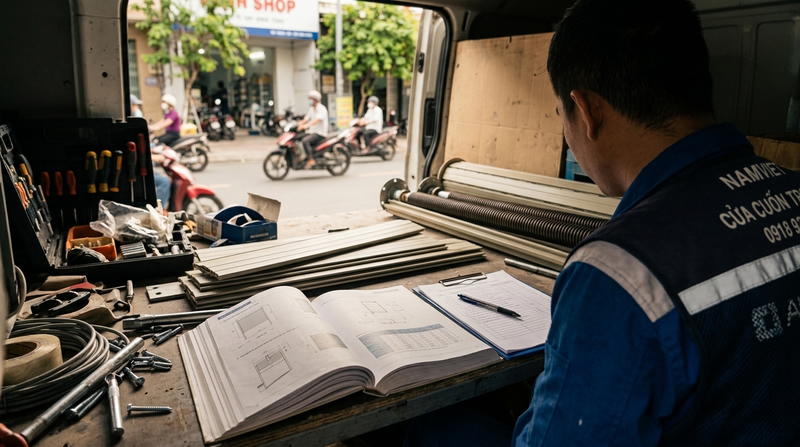 Bảng Báo Giá Sửa Cửa Cuốn Austdoor 2026 - Minh Bạch, Không Vẽ Bệnh