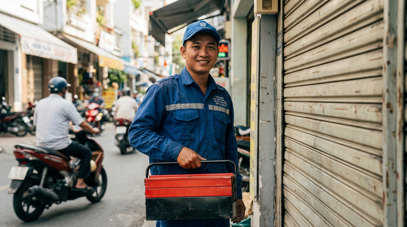 Dịch vụ Sửa Cửa Cuốn Phường Khánh Hội – Cửa Kêu To, Rung Lắc? Xử Lý Nhanh 24/7