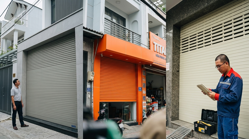 So sánh các thương hiệu cửa cuốn hàng đầu: Austdoor, Titadoor, Mitadoor