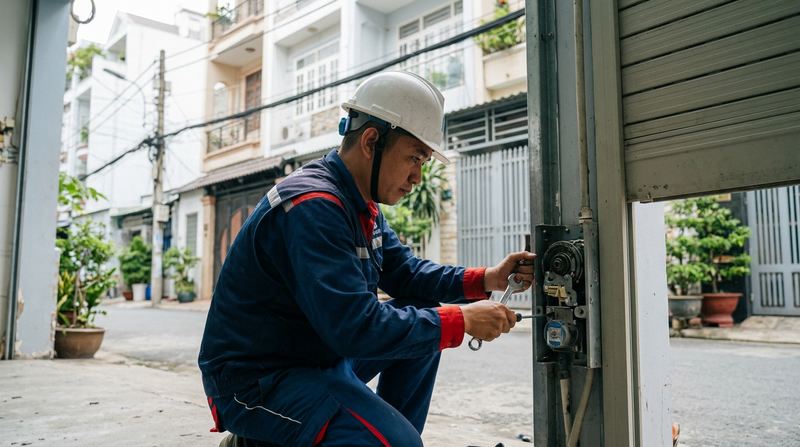 Sửa Cửa Cuốn Austdoor Kêu To | Khắc Phục Êm Ngay Tại TP.HCM | Liên Hệ Ngay