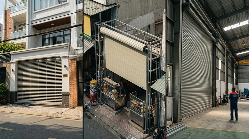 Tư vấn chọn loại cửa cuốn giá rẻ, độ bền cao theo từng nhu cầu