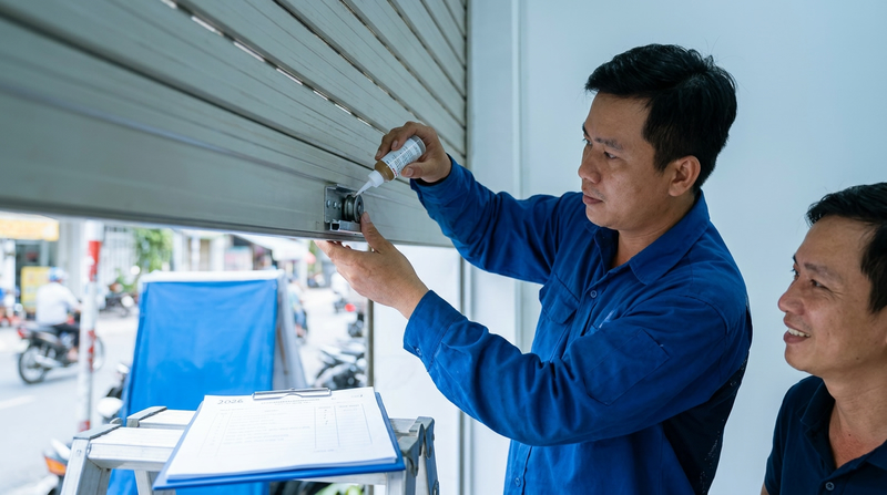 Bảng báo giá sửa cửa cuốn 2026 (Cập nhật mới nhất)