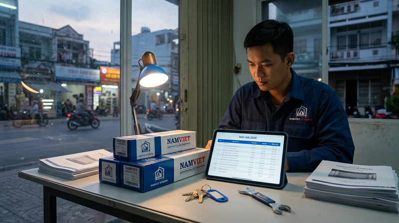 Bảng Báo Giá Sửa Cửa Cuốn 2026 Mới Nhất Tại TPHCM