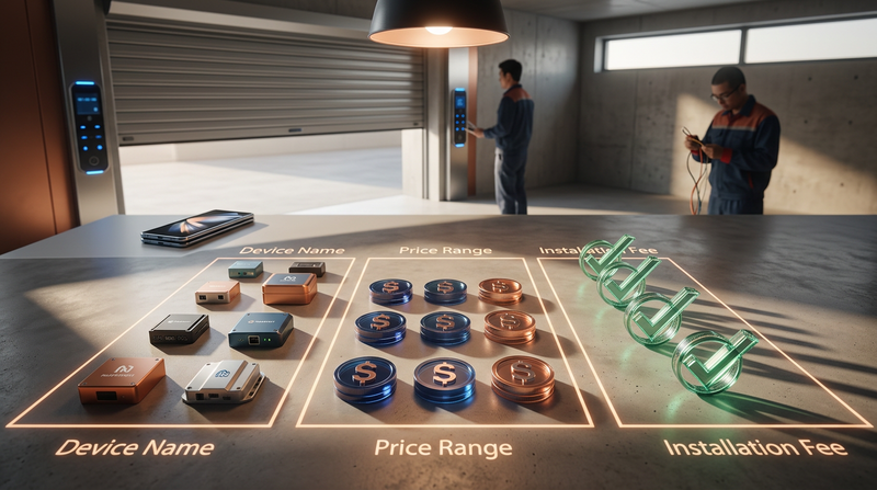 Báo giá bộ điều khiển cửa cuốn bằng smartphone chi tiết