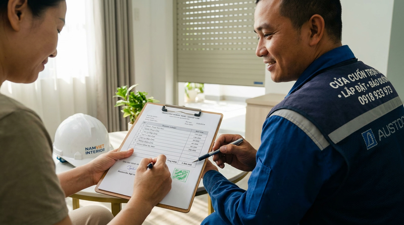 Báo Giá Sửa Cửa Cuốn Austdoor Bị Sập, Kẹt Nan Tại TP.HCM (Cập Nhật 2026)