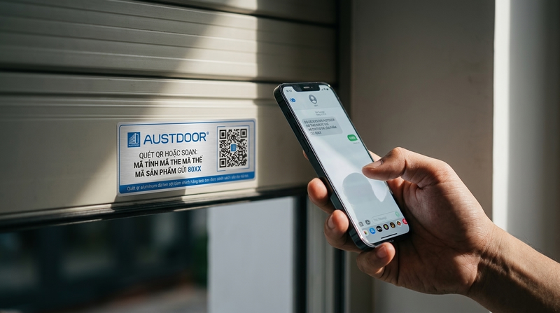 Cách kiểm tra Austdoor chính hãng 100% & Chính sách bảo hành