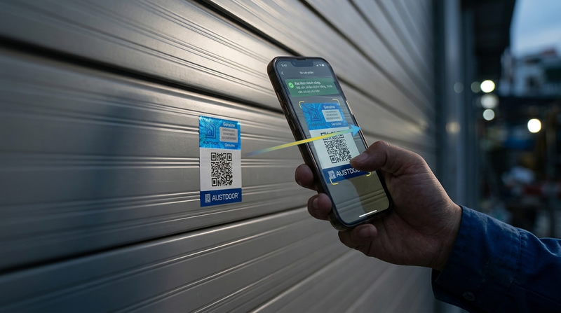 Cách Nhận Biết Cửa Cuốn Austdoor 100% Chính Hãng Đồng Bộ