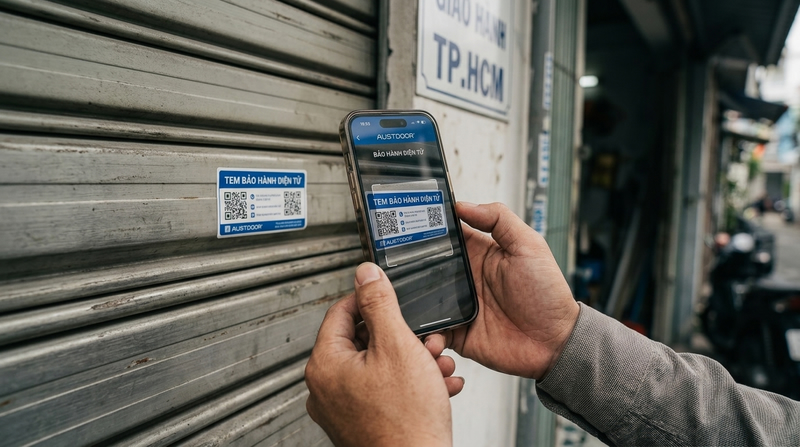 Cách Phân Biệt Cửa Cuốn Austdoor Chính Hãng Và Hàng Nhái